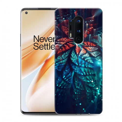 Дизайнерский силиконовый чехол для OnePlus 8 Pro Абстракции Фрактал