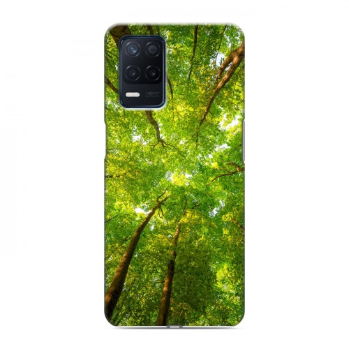 Дизайнерский силиконовый с усиленными углами чехол для Realme Narzo 30 5G лес