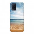 Дизайнерский силиконовый с усиленными углами чехол для Realme Narzo 30 5G пляж