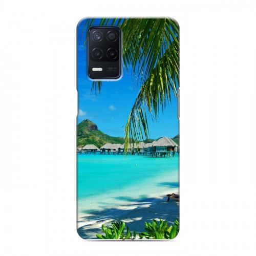 Дизайнерский силиконовый чехол для Realme Narzo 30 5G пляж