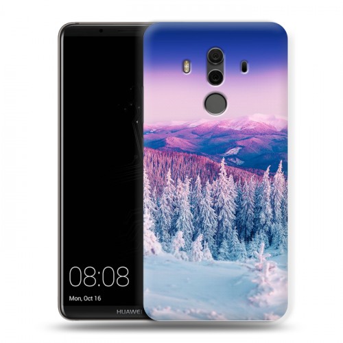 Дизайнерский пластиковый чехол для Huawei Mate 10 Pro зима