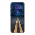 Дизайнерский силиконовый чехол для Motorola Moto G9 Play ночь