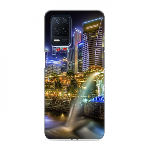 Дизайнерский силиконовый с усиленными углами чехол для Realme Narzo 30 5G Сингапур