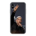 Дизайнерский силиконовый чехол для Iphone x10 Eminem