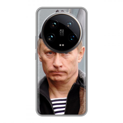 Дизайнерский силиконовый чехол для Xiaomi 14 Ultra В.В.Путин