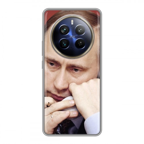 Дизайнерский силиконовый чехол для Realme 12 Plus 5G В.В.Путин