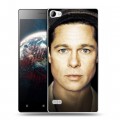 Дизайнерский пластиковый чехол для Lenovo Vibe X2 Бред Питт