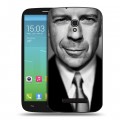 Дизайнерский пластиковый чехол для Alcatel One Touch Pop S9 Bruce willis