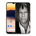 Дизайнерский силиконовый чехол для Nokia 2.3 Bruce willis