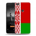 Дизайнерский силиконовый чехол для Alcatel Idol 5S Флаг Белоруссии