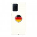 Дизайнерский пластиковый чехол для Realme Narzo 30 5G Флаг Германии