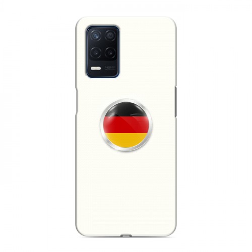 Дизайнерский силиконовый чехол для Realme Narzo 30 5G Флаг Германии