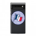 Полупрозрачный дизайнерский силиконовый чехол для Google Pixel 6 Флаг Франции