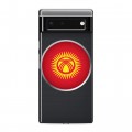 Полупрозрачный дизайнерский силиконовый чехол для Google Pixel 6 флаг Киргизии