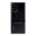 Полупрозрачный дизайнерский пластиковый чехол для XIaomi Poco F5 Прозрачные пауэрлифтинг