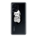 Дизайнерский силиконовый чехол для XIaomi Poco F5 Прозрачные русские писатели