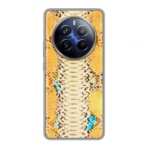 Дизайнерский силиконовый чехол для Realme 12 Plus 5G Кожа змей