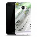 Дизайнерский пластиковый чехол для Samsung Galaxy C5 Текстуры денег