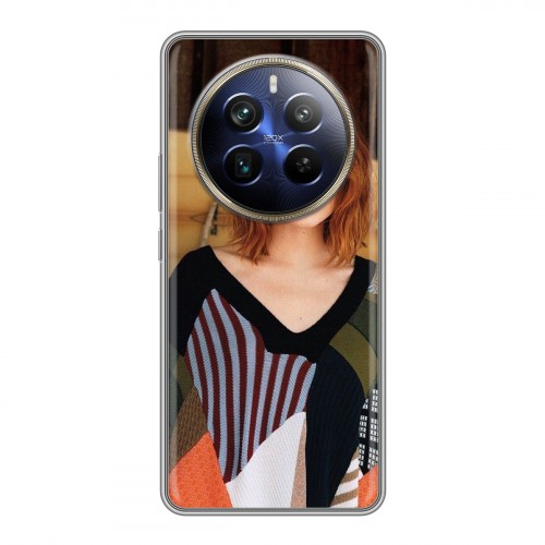 Дизайнерский силиконовый чехол для Realme 12 Plus 5G Эмма Стоун