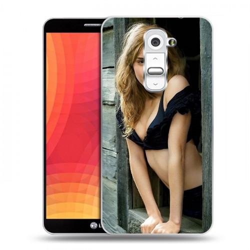 Дизайнерский силиконовый чехол для LG Optimus G2 Эмма Уотсон