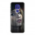 Дизайнерский силиконовый чехол для Motorola Moto G9 Play Эмма Робертс