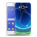 Дизайнерский пластиковый чехол для Samsung Galaxy J7 лига чемпионов