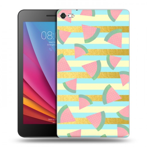 Дизайнерский силиконовый чехол для Huawei MediaPad T2 7.0 Pro Кусочки фруктов