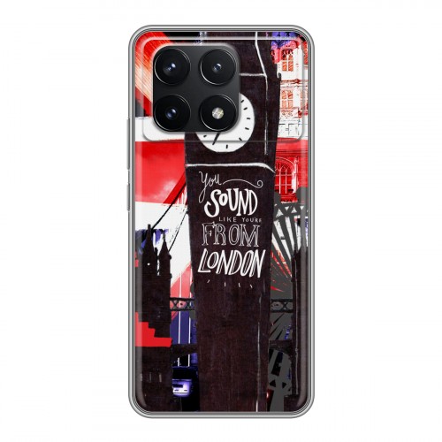 Дизайнерский силиконовый чехол для Xiaomi Redmi K70 5G Дух Лондона