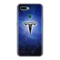 Дизайнерский силиконовый чехол для OPPO AX7 Tesla