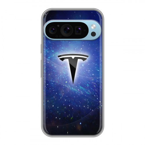 Дизайнерский силиконовый чехол для Google Pixel 9 Pro Tesla