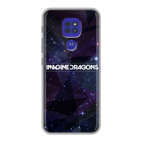 Дизайнерский силиконовый чехол для Motorola Moto G9 Play imagine dragons