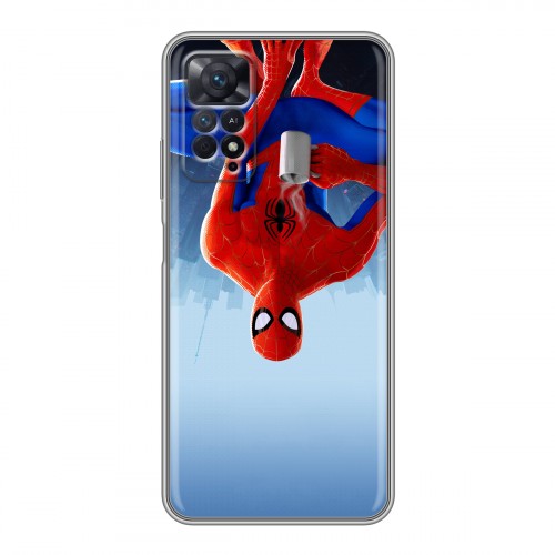 Дизайнерский силиконовый чехол для Xiaomi Redmi Note 11 Pro Человек-паук : Через вселенные
