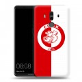 Дизайнерский пластиковый чехол для Huawei Mate 10 Pro Red White Fans