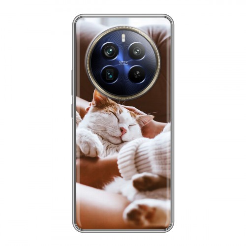 Дизайнерский силиконовый чехол для Realme 12 Plus 5G Коты