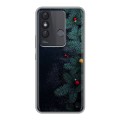 Дизайнерский силиконовый чехол для Itel Vision 3 Plus Christmas 2020