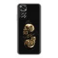 Дизайнерский силиконовый чехол для Xiaomi Redmi Note 11 Черное золото