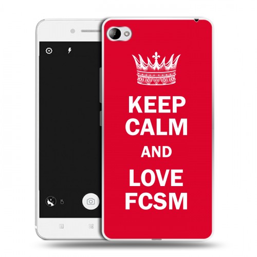 Дизайнерский пластиковый чехол для Lenovo S90 Red White Fans