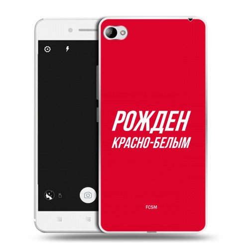 Дизайнерский пластиковый чехол для Lenovo S90 Red White Fans