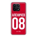 Дизайнерский силиконовый чехол для Xiaomi Redmi K70 5G Red White Fans