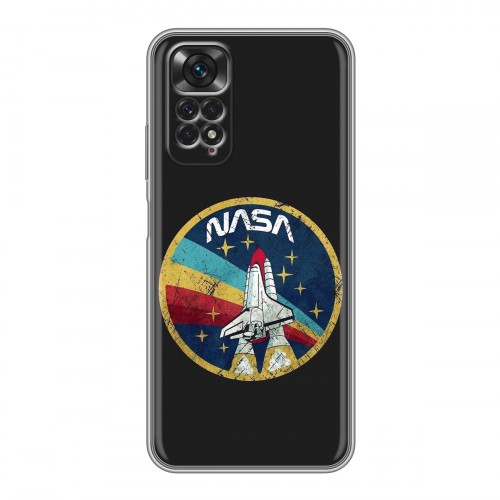 Дизайнерский силиконовый чехол для Xiaomi Redmi Note 11 NASA