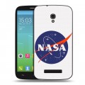 Дизайнерский пластиковый чехол для Alcatel One Touch Pop S9 NASA