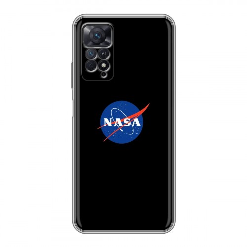 Дизайнерский силиконовый чехол для Xiaomi Redmi Note 11 Pro NASA