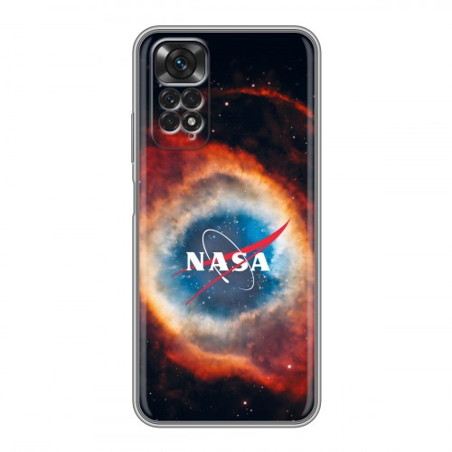 Дизайнерский силиконовый чехол для Xiaomi Redmi Note 11 NASA