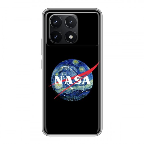 Дизайнерский силиконовый чехол для Xiaomi Redmi K70 5G NASA