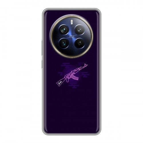 Дизайнерский силиконовый чехол для Realme 12 Plus 5G Неоновые образы
