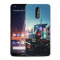 Дизайнерский силиконовый чехол для Nokia 3.2 Cyberpunk 2077