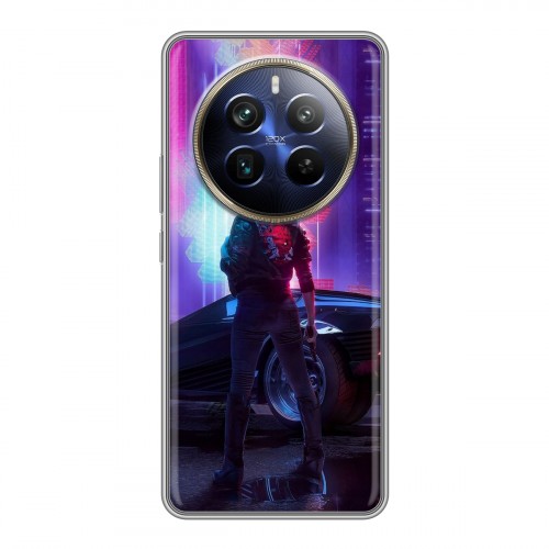 Дизайнерский силиконовый чехол для Realme 12 Plus 5G Cyberpunk 2077