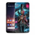 Дизайнерский силиконовый чехол для Nokia 3.2 Cyberpunk 2077