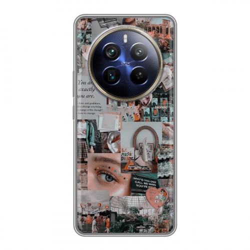 Дизайнерский силиконовый чехол для Realme 12 Plus 5G Коллаж