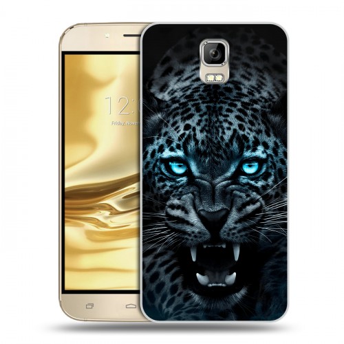 Дизайнерский пластиковый чехол для Umi Rome Темный леопард